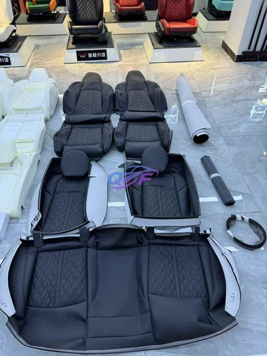 A3 A4 A5 A6 A7 A8 Q3 Q5 Q7 Carbon Fiber Bucket Seat for All Audi to RS Car Accessories Racing Sports Seats Leather Design