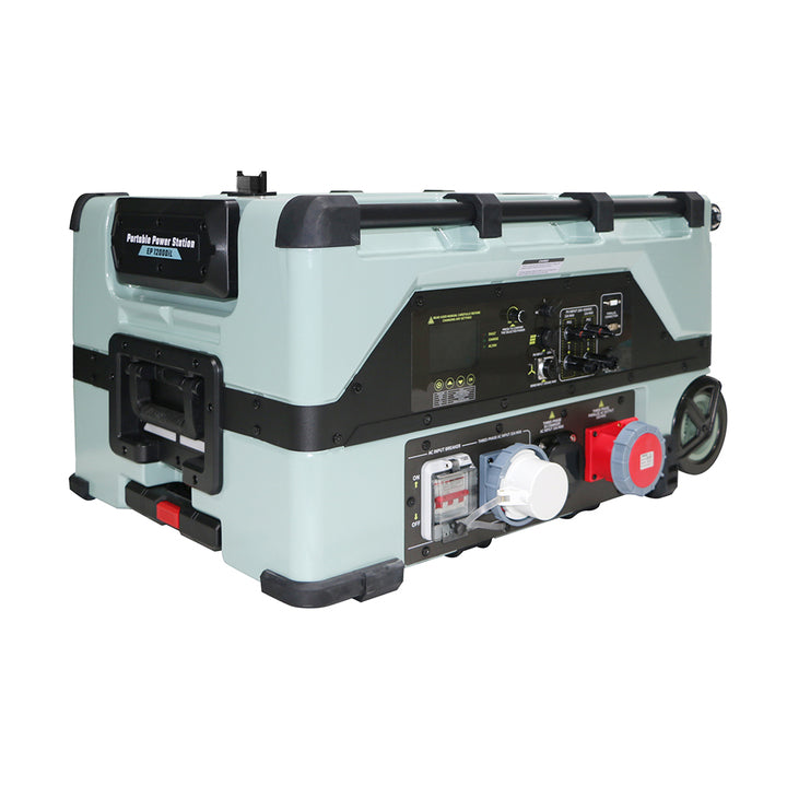 EU-US Certified 12000W Solar Wind Hybrid Power Generator High Safety Portable Energy System 10kwh LiFePO4 Battery Power Station