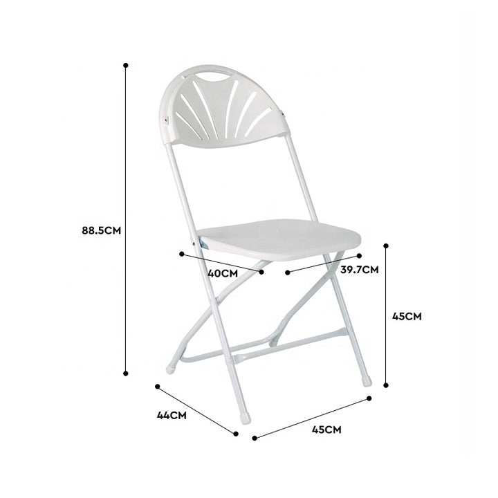 Top Quality Wholesale Foldable Chair Wedding Plastic Wimbledon Garden Chairs White Resin Folding Chair for Outdoor Event