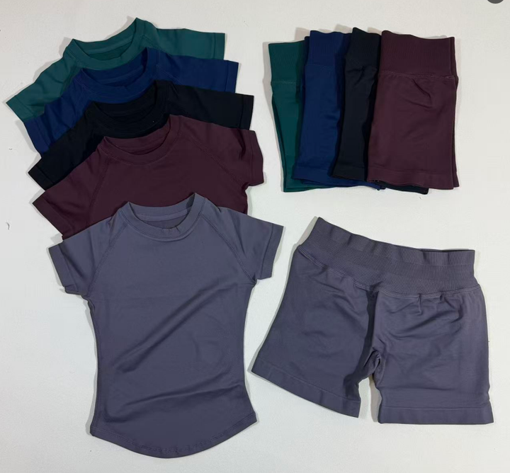 Wholesale Comfortable Seamless Gym Suits Girls High Quality Athletic Wear Quick Dry Workout Sets for Women