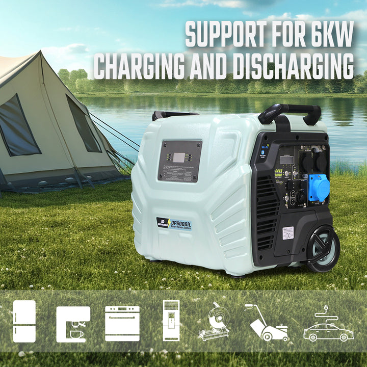 Hydrogen Generator Power Bank 5kw 5000w Portable Power Station with Solar Panels