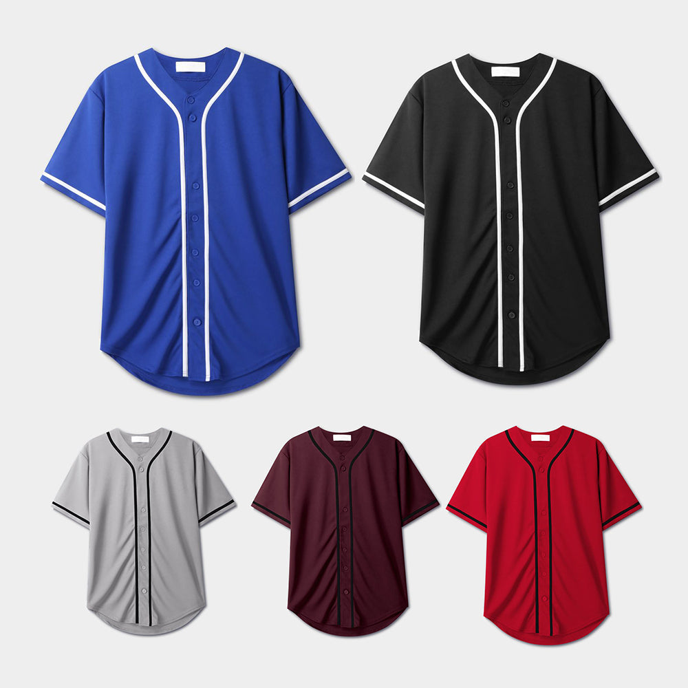 custom sublimation pattern men softball jersey team sports baseball tennis golf polo shirt sportswear clothing for kids