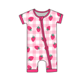 2026 Children's Clothing Long Sleeve Cartoon Zippy Bamboo Fiber Romper Accept Custom logo