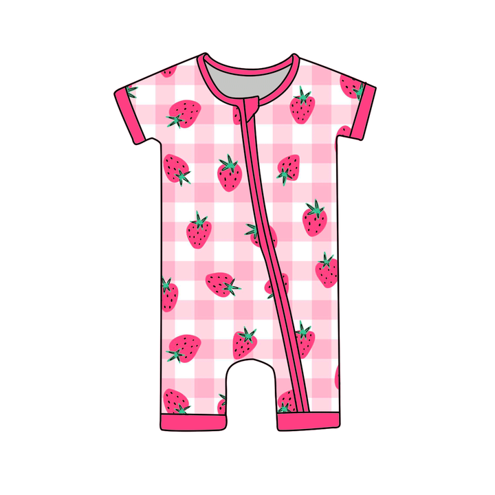 2026 Children's Clothing Long Sleeve Cartoon Zippy Bamboo Fiber Romper Accept Custom logo