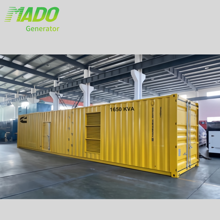 Sea Water Cooled for Container Type Diesel Generator 200kva 300Kva 400kw 1650kva 1320kw Silent ATS Genset 60Hz Electric
