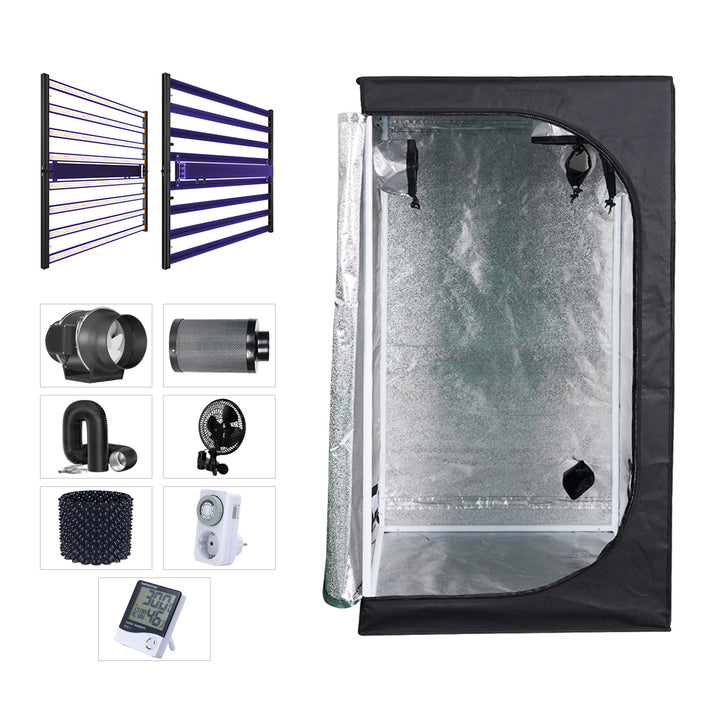 High Quality Mushroom Cultivation Grow Tents with Blackout Fabric and Ventilation Ports