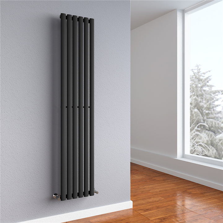 AVONFLOW CE Modern Vertical Column Single Flat Panel Designer Water Heating Radiator