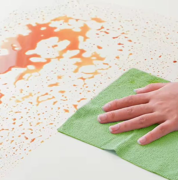 20pcs Microfiber Roll Towels Disposable Cleaning Cloth for Car Kitchen Dish Wash Polishing Rags Reusable Quick Dry Kitchen Towel