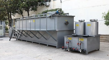 Industrial and domesitc sewage water treatment DAF Electrocoagulation Dissolved Air Flotation