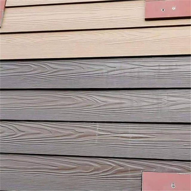 8mm Lap Fiber Cement Siding Wooden Texture Cement Panels Exterior