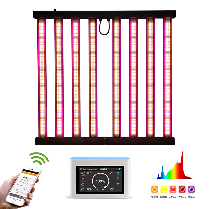 720W 1000W LED Grow Lights Full Spectrum High-Yield System Best Grow Lights for Indoor Plants Commercial Hydroponic Farms