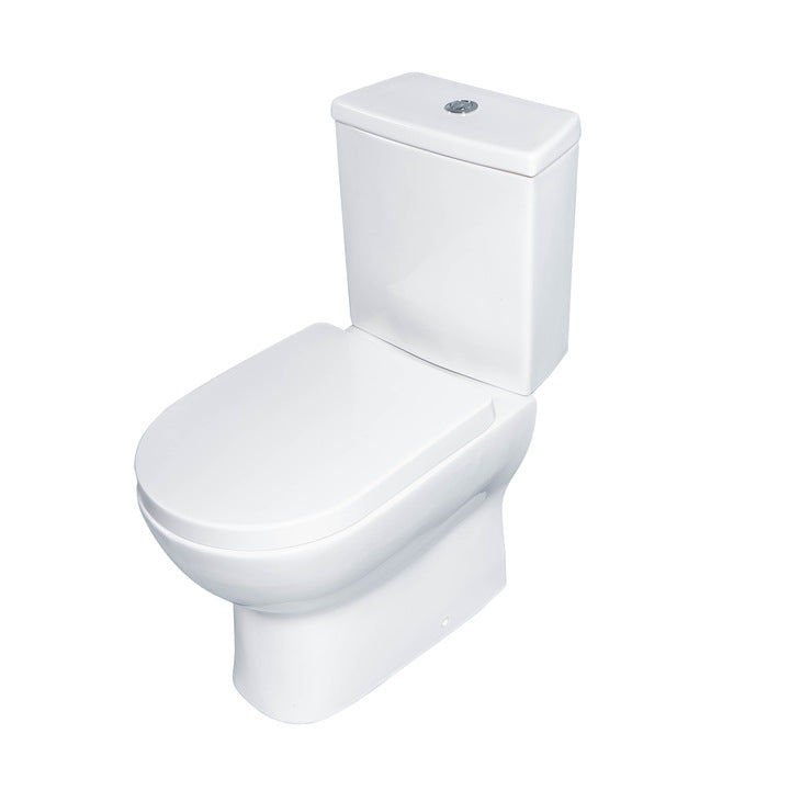 Ceramic Floor Stand Toilet Sets Bathroom Washdown Two Piece WC Toilet With Pedestal Basins Sink