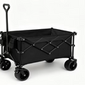Foldable Collapsible Wagon Multi-Purpose Outdoor Cart for Picnic Camping with Easy Push Wheels.