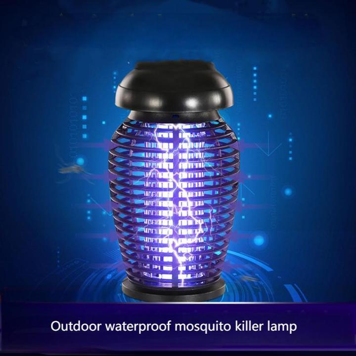 Outdoor Waterproof Bug Zapper Lamp for Restaurant & Household Indoor Electric Fly Mosquito Killer for Restaurants Shops & Homes