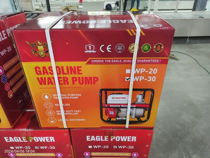 High Quality Single-Stage Electric Agricultural Irrigation Machine WP20 Gasoline Water Pump Metal Components Irrigation System