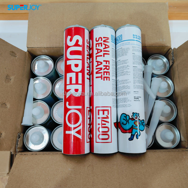 White Clear No More Nails Glue High Strength Fast Curing Construction No Nail Mounting Adhesive OEM Custom