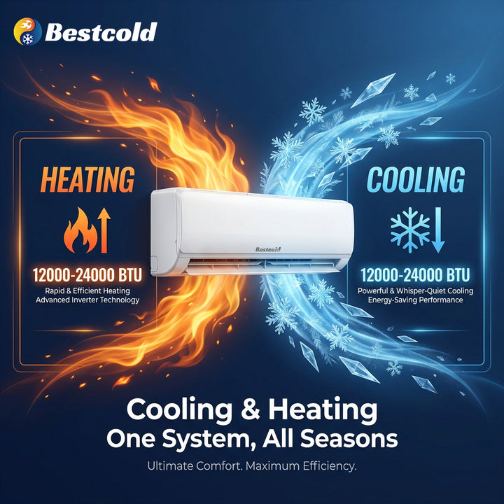 GREE Hisense Inverter AC Mini Split Air Conditioners 9k-24k BTU Cooling Only for Household & Outdoor Split Air Conditioner