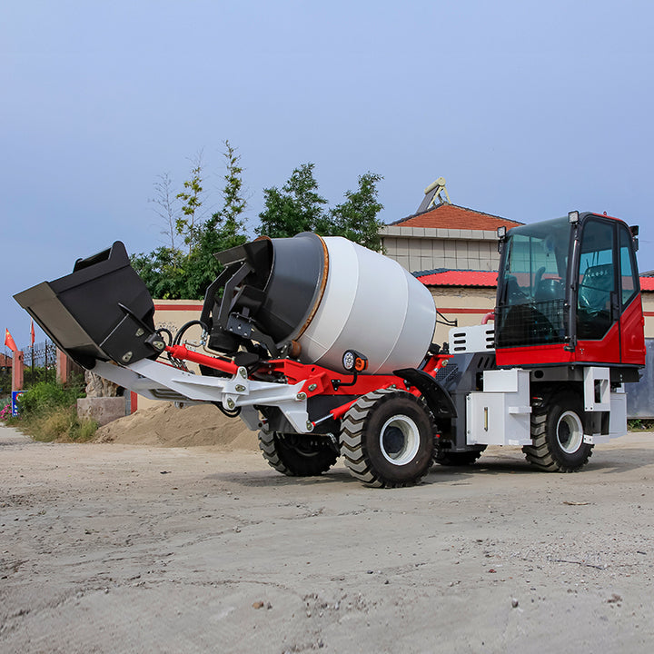 Free Shipping 3.5 Cubic Meter Automatic Water Self Loading Cement Concrete Mixer Truck Ready Mix Concrete Mixer Truck Price