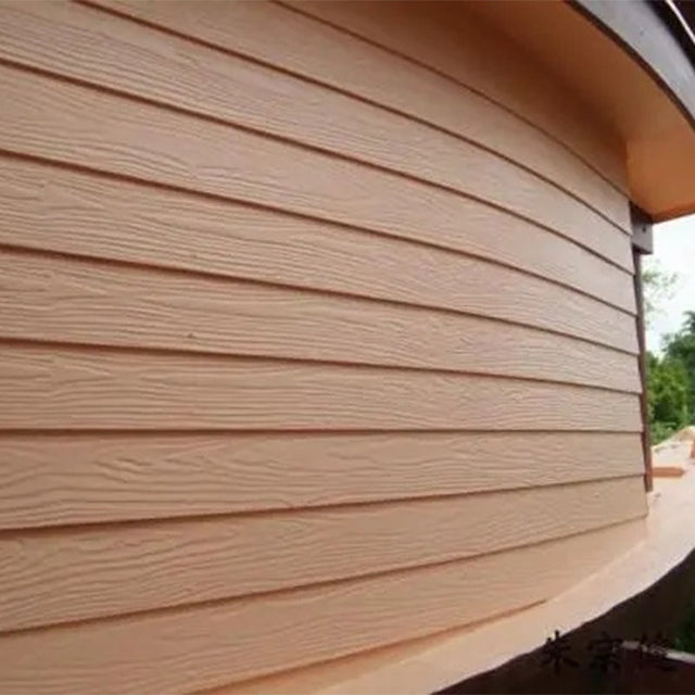 8mm Lap Fiber Cement Siding Wooden Texture Cement Panels Exterior