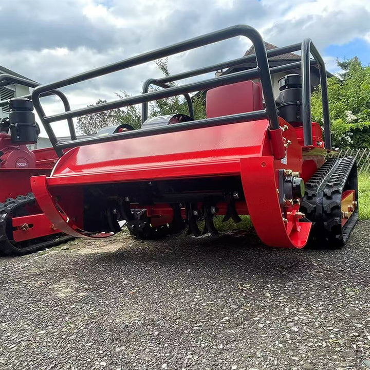 Industrial Grade 24V Remote-Controlled Excavator Lawn Mower 420cc Engine 1600W Flail Mower Forestry Mulcher for Farm Machines