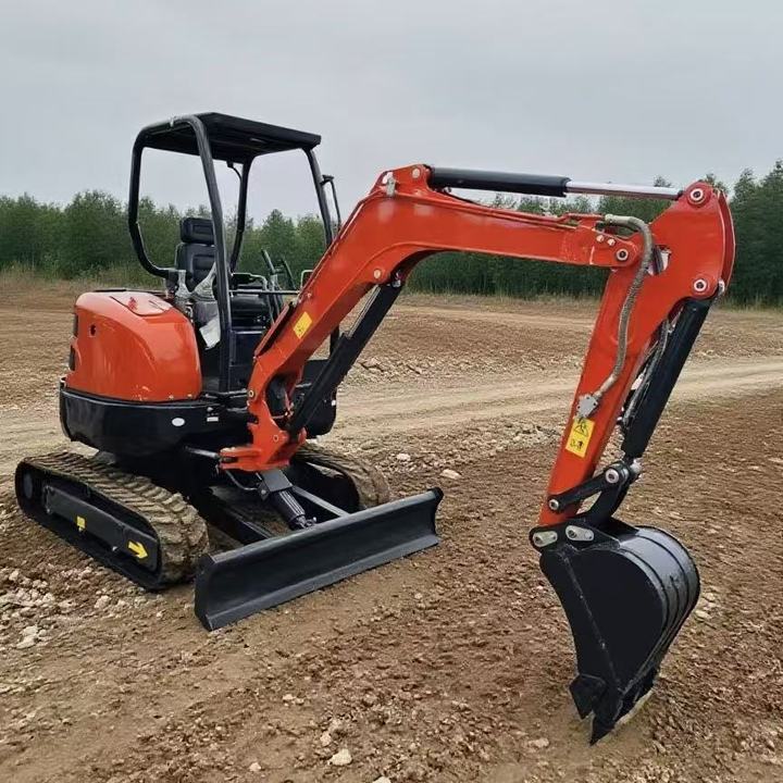 Small Digger 3ton Mini Crawler Excavator Euro5 for Kubota Engine In-Stock Manufacturing Cheap 3ton Mini Crawler Motor Pump Gear