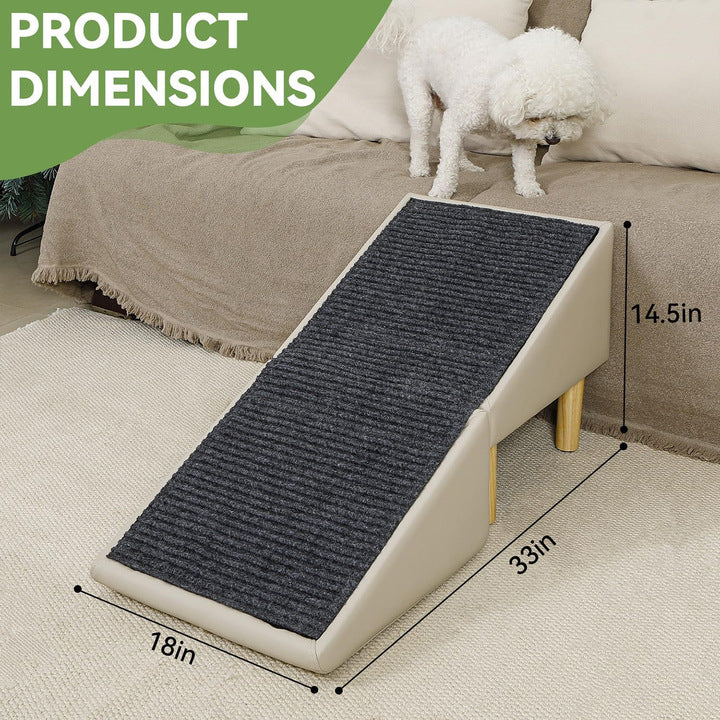 High Quality Wooden Leg Dog Ramp Ottoman Chair Pet Stairs Washable Multifunction Foot Stool for Pet