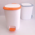 2023 new style  Popular  large capacity   pedal plastic semi-automatic Toilet Living room trash bins can