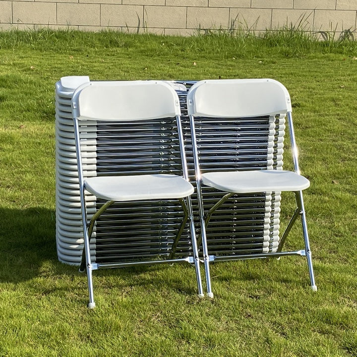 Wholesale Hot Sale Modern Durable Foldable Party Wedding Garden Banquet Restaurant Events Steel & Plastic Folding Chair