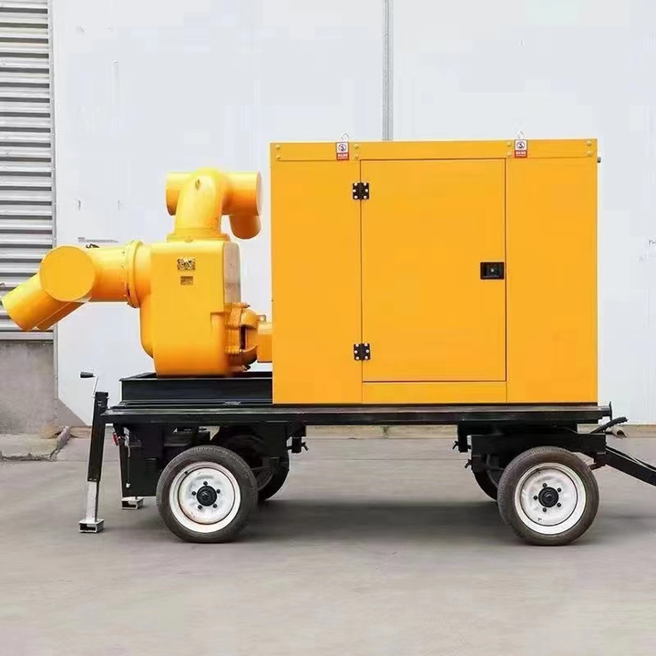 Large-capacity Irrigation Water Pump Flood Control and Drainage Mobile Pump Truck Agricultural Irrigation OEM