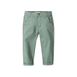 Baby wholesale sustainable  design clothing for kids Straight Leg Organic kids boys cotton chino pants