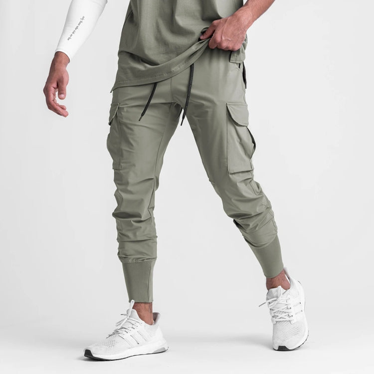 Wholesale Men Body Shaping Fitness Clothing Sports Wear Workout Jogger Gym Pants Cargo Pants Men Sweatpants Manufacturer