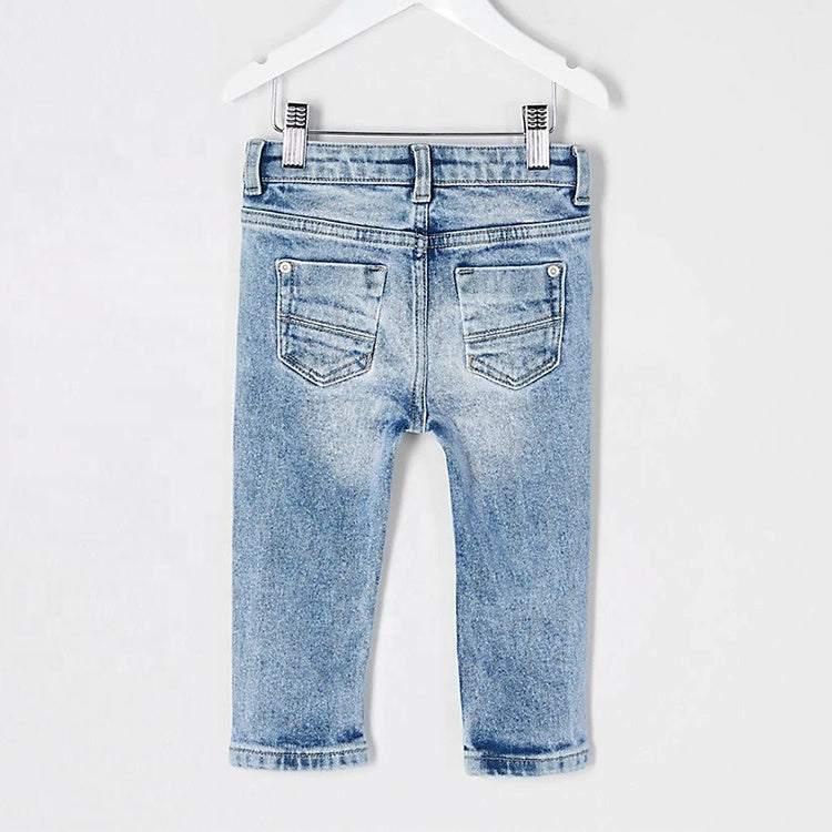 Super cute children's jeans different blue denim toddler mini boys jeans pants for kids