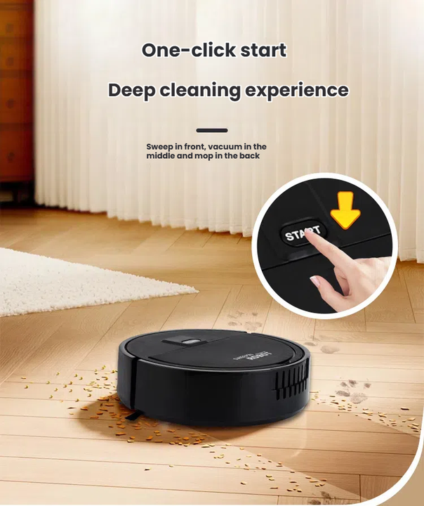 Household Battery Automatic Cleaning Dust Collector Mopping Home Robot Vacuum Cleaner