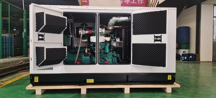 GEEMKA KKNG80S 80KW 100KVA DCEC KG6BTA Natural Gas Generator Set 220V/240V/400V Silent 1500RPM Methane NG IP23 5.9L 80%