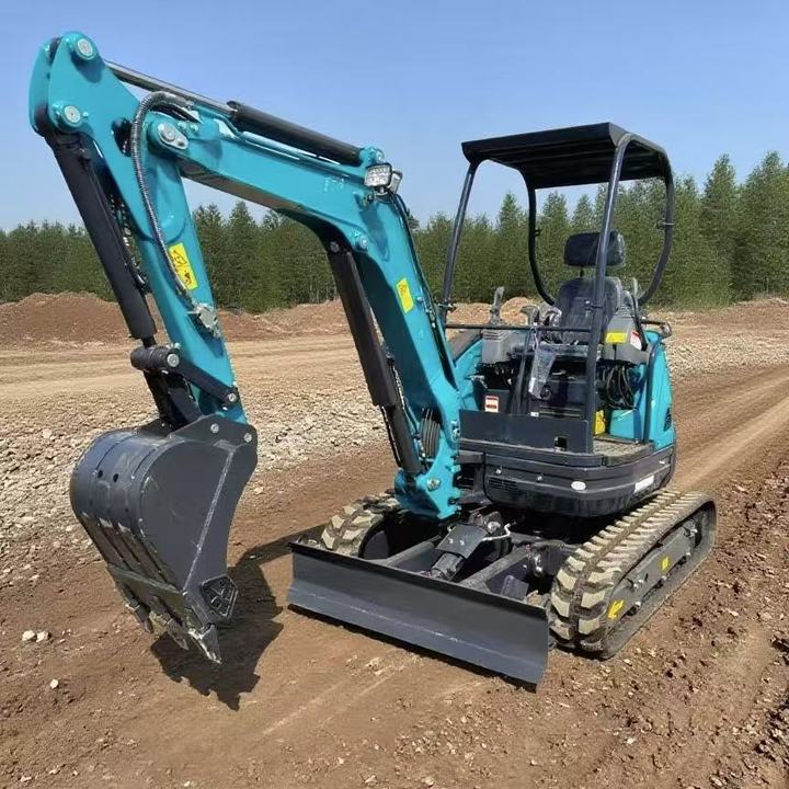 Compact 1.5 Ton Small Excavator Ripper Grapple Attachment Earthmoving Equipment Building Garden