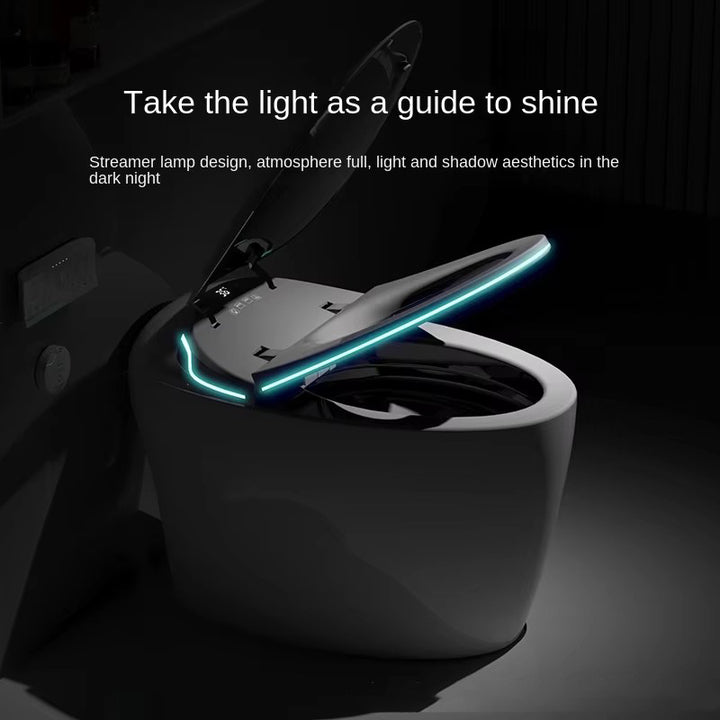 Intelligent Smart Toilet Self Clean Auto Open Sensor Flush Siphonic Floor Mounted WC S-trap Drainage