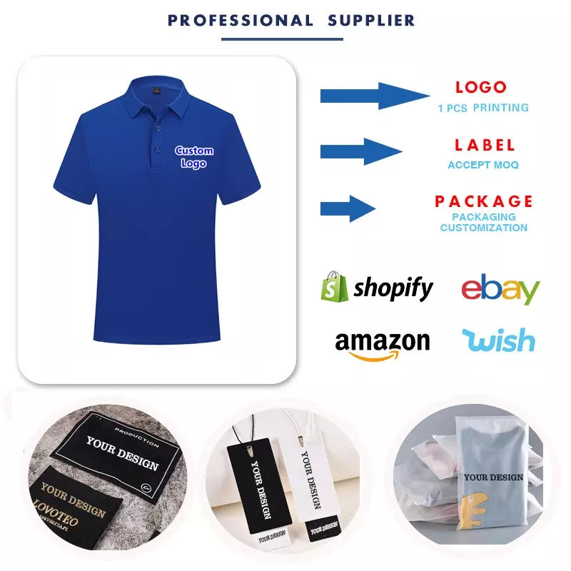 Cheap Blank Red Quick Dry Sports Men Polo Shirts Print Polo t Shirts Plain Custom Polo Shirts Mens