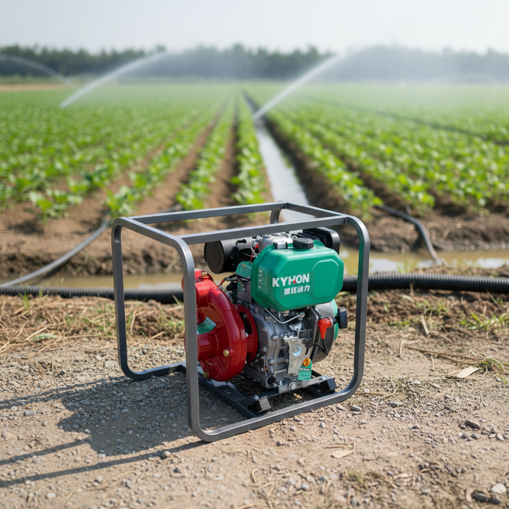 For Orchard Irrigation Agricultural Irrigation Diesel Water Pump Set Reliable Air Cooled Digital 41m/h Flow Rate 70m Head 1