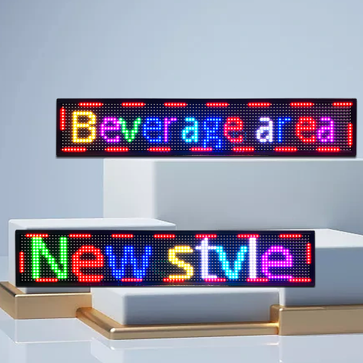 Programmable LED Sign P10 LED Display Full Color Message Board High Resolution LED Scrolling Display for Advertising