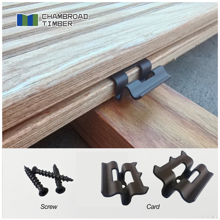 Eco-Friendly Outdoor Wood Flooring, Moisture-Proof Deck Panels, Slip-Resistant Timber Decking Boards for Garden Balcony Patio