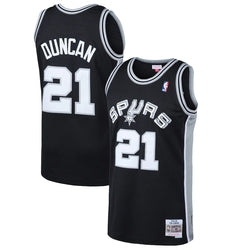 Men #21 Tim Duncan San Antonio Spur Black Basketball Jersey