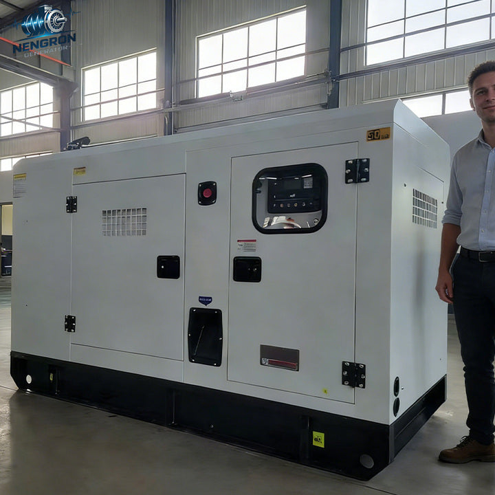 Nengron 100kW Natural Gas Syngas DC Generator 6CTA Leroy-Somer 240V 220V 24V DC Electric Start IP67 50/60Hz Airport Hospital CE