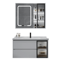 New Design wall cabinet Single Sink Drawer Simple Basin Toilet Furniture Modern Basin bathroom sink cabinet bathroom vanity set