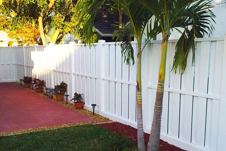Showtech Semi Privacy Closed Picket Fence, Semi Privacy Fence, Best Garden Fence Privacy, Artificial Outdoor Vertical Garden