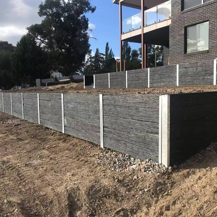 Australian Standard Galvanized Steel Retaining Wall H C Post Landscape DIY