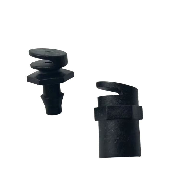 Factory Sale Plastic Sprinkler 180 Degree Refraction Misting Nozzle Sprinkler for Garden Greenhouse Irrigation