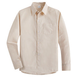 Custom Kids Formal Wedding Party White Button-Down Shirts Cotton Long Sleeve Dress School Uniform Shirt For Boys