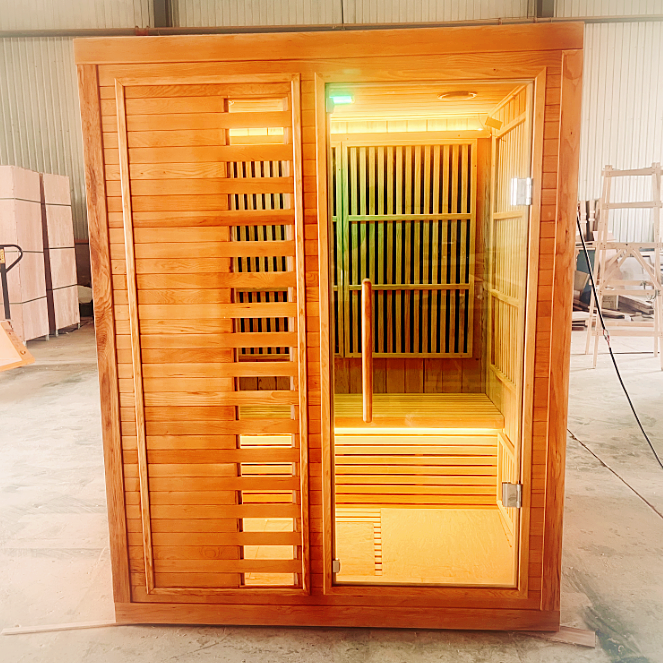 High-end Custom Indoor Spa Bathtub Sauna Room