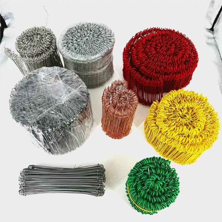 Industrial Grade PVC Coated Double Loop Rebar Wire Bar Ties Iron Plastic Material with Rebar Tie Wire Twister Tool Secure Fixing