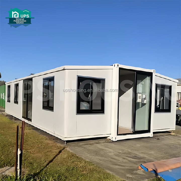 20ft & 40ft Steel Expandable Shipping Container Houses for Office Bedroom Bathroom Kitchen Mall Applications House Use